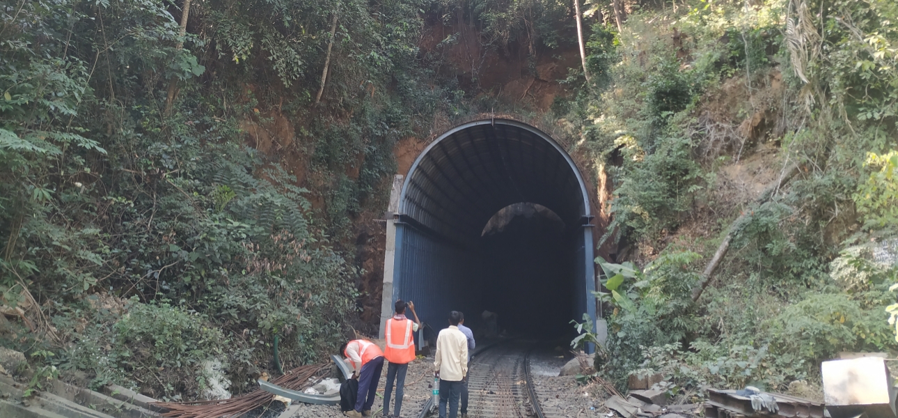 Site interface, installation, testing and commissioning of ROCS works for the tunnels section of TGT-VSG Pkg-3 of Castlerock - Kulem section western Ghat in the state of Karnataka & Goa, India